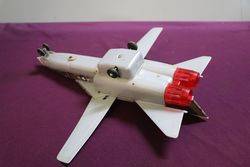 Battery Operated GeneralDynamics Grumman F IIIA Tin and Plastic Jet Fighter