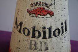 Gargoyle Mobiloil  BE 2 12 Gallons Oil Cone Can