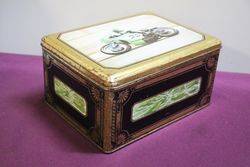 Large EC Estrosi Pictorial Race Bike Tin