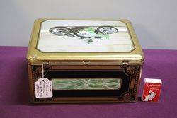 Large EC Estrosi Pictorial Race Bike Tin