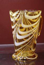 Art Deco Amber Jug  