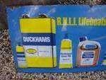 LARGE DUCKHAMS OILS STRIP ENAMEL SIGN   SA152