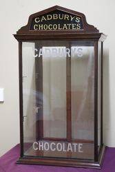 Antique Cadbury+39s Chocolate Counter Top Display Cabinet 