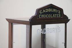 Antique Cadbury+39s Chocolate Counter Top Display Cabinet 