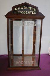 Antique Cadbury+39s Chocolate Counter Top Display Cabinet 