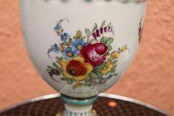 A Fine Quality Hand Painted Vase and Cover in The Coalport Style C186090 