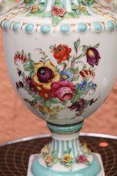 A Fine Quality Hand Painted Vase and Cover in The Coalport Style C186090 