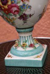 A Fine Quality Hand Painted Vase and Cover in The Coalport Style C186090 