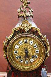 19th Century Small Boulle Mantle Clock