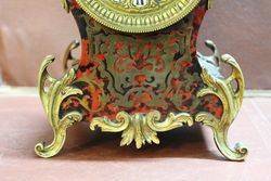 19th Century Small Boulle Mantle Clock