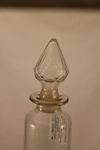 Carboy Pear Shaped Apothecary Bottle With Faceted Lid
