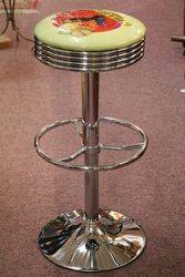 Adjustable GarageBar Stool Coca Cola