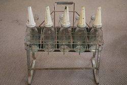 Mobiloil Motor Oil Bottles Rack with 10 Original bottle 