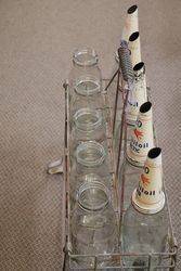 Mobiloil Motor Oil Bottles Rack with 10 Original bottle 