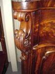 English Flame Mahogany 2 door Secretaire bookcase  C1850 ---ANT 19