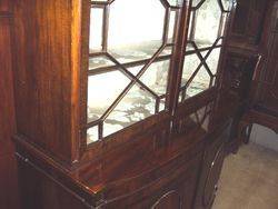 Wonderful Quality Edwardian Mahogany 2 Door Bookcase 