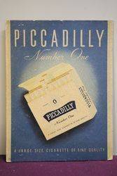 Piccadilly Number One Cigarettes Advertising Card 