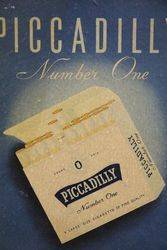 Piccadilly Number One Cigarettes Advertising Card 