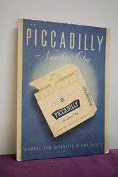 Piccadilly Number One Cigarettes Advertising Card 