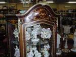 FRENCH SERPENTINE SHAPED VITRINE    -------ANT 8