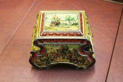 Rare Antique Huntley And Palmers Biscuit Tin