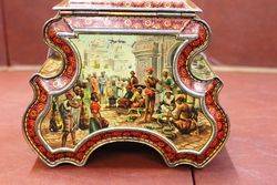 Rare Antique Huntley And Palmers Biscuit Tin