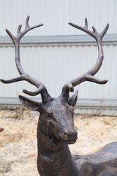 Life size Cast Iron Deer