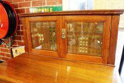 Antique Phillips Double Door Cabinet Safe 