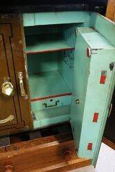 Antique Phillips Double Door Cabinet Safe 