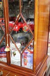 Early C20th Antique Mahogany Display Cabinet 