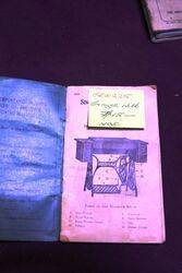 Singer Sewing Machines Instructions Booklet No 66