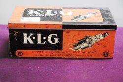 Vintage KLG Spark Plug Tin