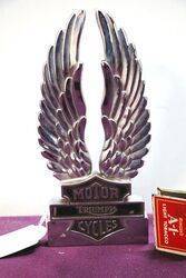 Triumph Motor Cycles Twin Wings Badge 