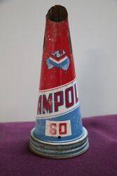 Genuine Ampol Chevron Tin Top 