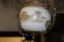 A Late 19th Century Millers Hanging Lamp C1895