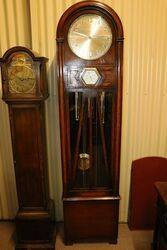 A Quality Art Deco Dome Top Longcase Clock 