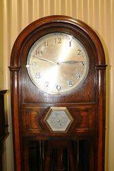 A Quality Art Deco Dome Top Longcase Clock 