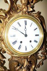C20th Giltwood Cartel Clock