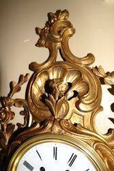 C20th Giltwood Cartel Clock