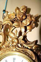 C20th Giltwood Cartel Clock