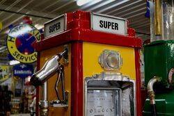 Art Deco Aster GEX Petrol Pump in Shell Livery