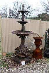 Cast Iron 3 Tier Victoria Fountain