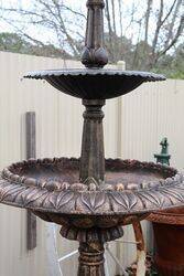 Cast Iron 3 Tier Victoria Fountain