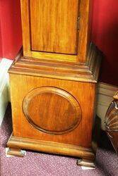 Early C20th English Walnut Grandmother Clock 