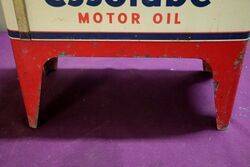 Essolube Motor Oil 8 Bottle  Embossed  Forecourt Crate