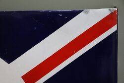 A BP Motor Spirit Union Jack Double Sided Enamel Sign 