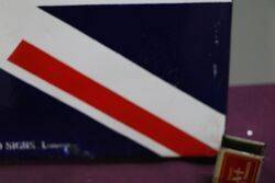 A BP Motor Spirit Union Jack Double Sided Enamel Sign 