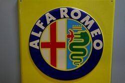 Alfa Romeo Parts Plastic Forecourt Sign 