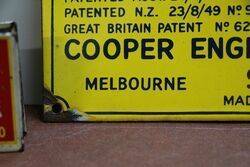 Small Cooper Sheep Shower Enamel Sign