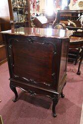 Early C20th Mahogany Fitted Drinks Cabinet 